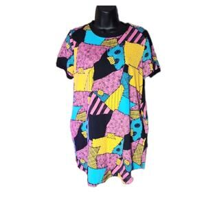Nightmare Before Christmas Sally 1 Piece SM Long Shirt Dress W/ Pockets Disney